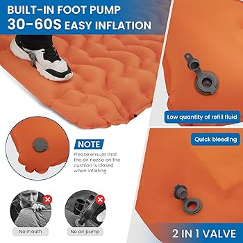 KingCamp スリーピングパッド キャンプ用 4.3インチ 超軽量 Amazon.co.jp: KingCamp スリーピングパッド キャンプ用 4.3